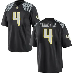 Brandon Finney Jr. Nike Oregon Ducks Men's Replica Football College Jersey - Black