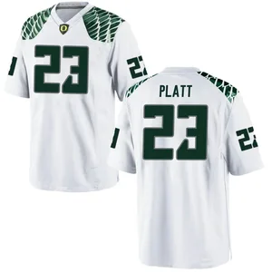 Brayden Platt Nike Oregon Ducks Men's Replica Football College Jersey - White