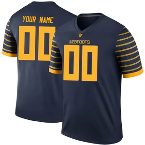 Custom Nike Oregon Ducks Youth Legend Football College Jersey - Navy