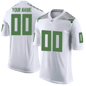 Custom Nike Oregon Ducks Youth Limited Football College Jersey - White
