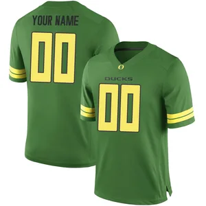 Custom Nike Oregon Ducks Youth Replica Football College Jersey - Green