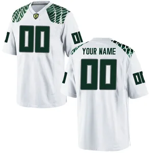 Custom Nike Oregon Ducks Youth Replica Football College Jersey - White