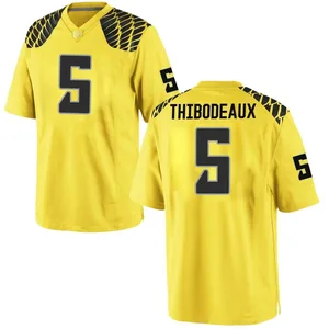 Kayvon Thibodeaux Nike Oregon Ducks Men's Game Football College Jersey - Gold