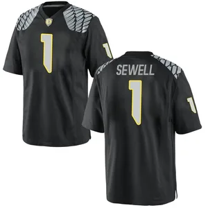 Noah Sewell Nike Oregon Ducks Men's Replica Football College Jersey - Black