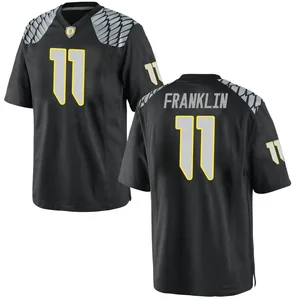 Troy Franklin Nike Oregon Ducks Men's Replica Football College Jersey - Black